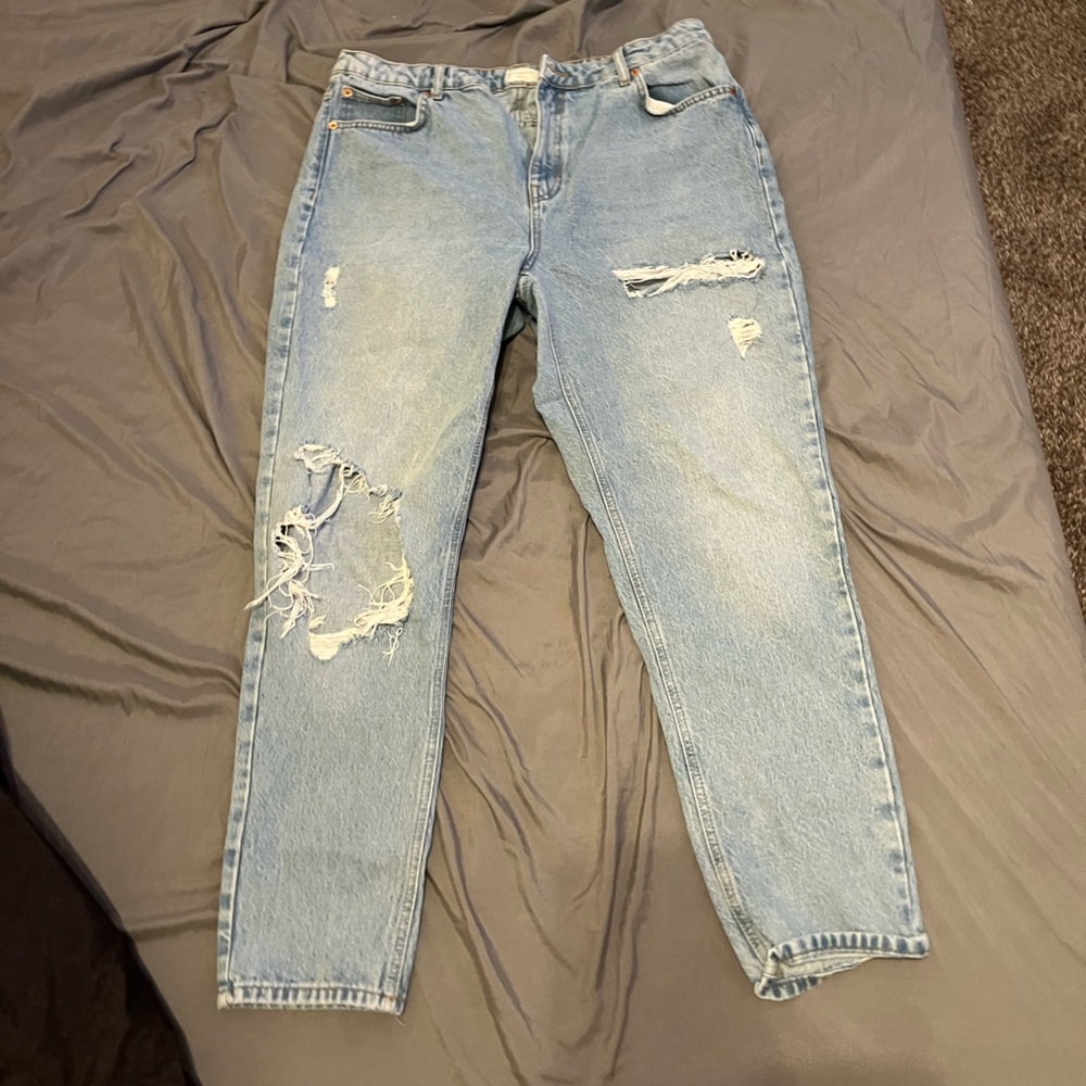 Top shop jeans mom jeans 36 32 vintage fit and feel slightly used